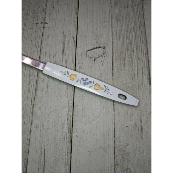 Veggies Handle #3 Stainless Steel Wide Meat Fork 12" USA Fruit Vintage - Picture 2 of 8